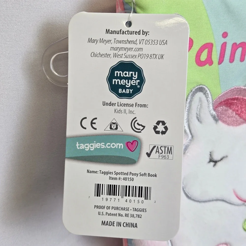 Mary Meyer Taggies Spotted Painted Pony Soft Book 40150 6